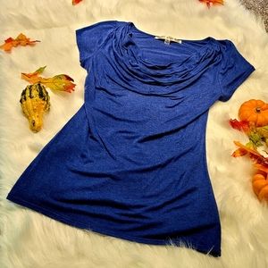 Max Studio Blue Top